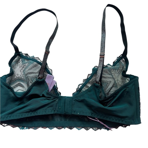 Savage X Fenty Shining Star Embroidered Unlined Demi Bra – Size 34D – NWT - Picture 11 of 12